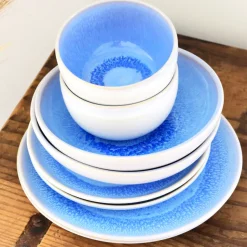 Service À Prix Doux|Céladon Paris Service pour 2 | Bleu minéral