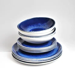 Service À Prix Doux|Céladon Paris Service pour 4 | Bleu odyssée