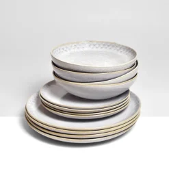 Service À Prix Doux|Céladon Paris Service pour 4 | Gris audacieux