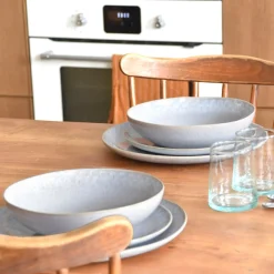 Service À Prix Doux|Céladon Paris Service pour 8 | Gris audacieux