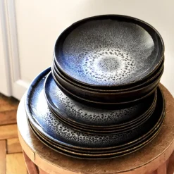 Service À Prix Doux|Céladon Paris Service pour 4 | Noir écume