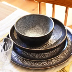 Service À Prix Doux|Céladon Paris Service pour 2 | Noir écume