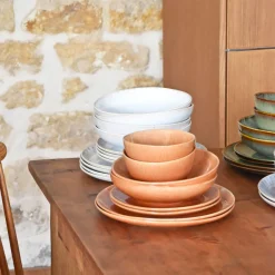 Service À Prix Doux|Céladon Paris Service pour 2 | Terracotta sienna