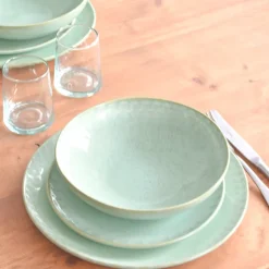 Service À Prix Doux|Céladon Paris Service pour 6 | Vert audacieux