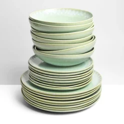 Service À Prix Doux|Céladon Paris Service pour 8 | Vert audacieux