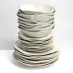 Service À Prix Doux|Céladon Paris Service pour 8 Onda | Beige sable