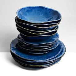 Service À Prix Doux|Céladon Paris Service pour 6 Onda | Bleu abyssal