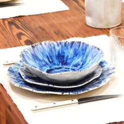Service À Prix Doux|Céladon Paris Service pour 8 Onda | Bleu écume