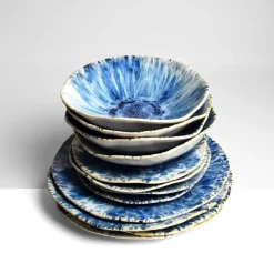 Service À Prix Doux|Céladon Paris Service pour 4 Onda | Bleu écume