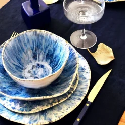 Service À Prix Doux|Céladon Paris Service pour 2 Onda | Bleu écume