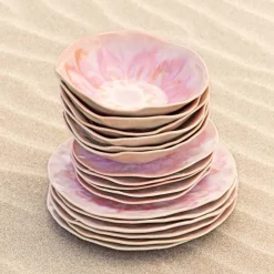 Service À Prix Doux|Céladon Paris Service pour 6 Onda | Rose anémone