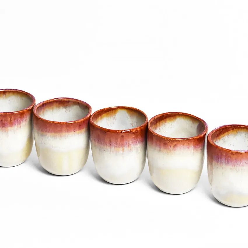 Bar À Tasses|Céladon Paris Tasse expresso | Rouge lumineux