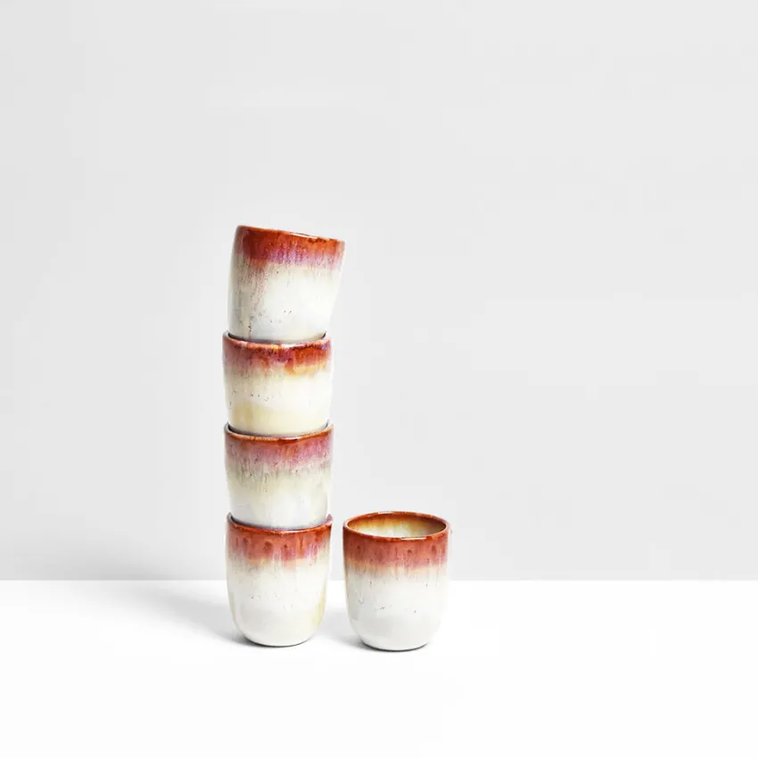 Bar À Tasses|Céladon Paris Tasse expresso | Rouge lumineux