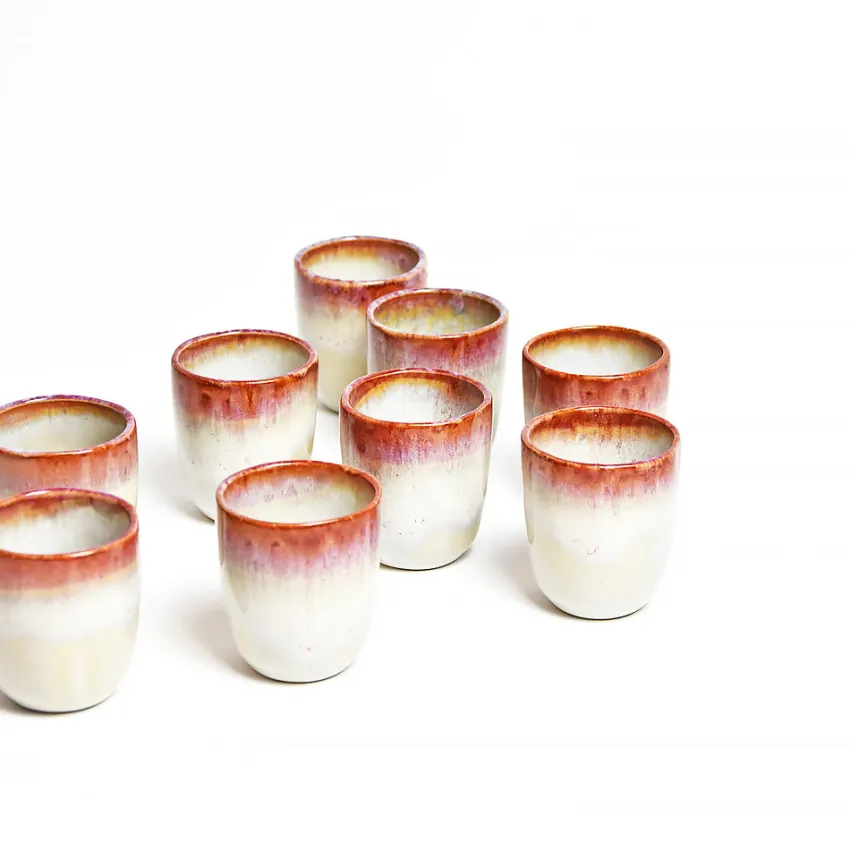 Bar À Tasses|Céladon Paris Tasse expresso | Rouge lumineux