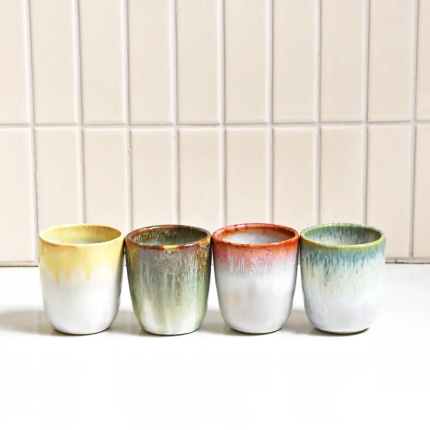 Bar À Tasses|Céladon Paris Tasse expresso | Rouge lumineux