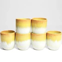 Bar À Tasses|Céladon Paris Tasse moyenne | Jaune sable