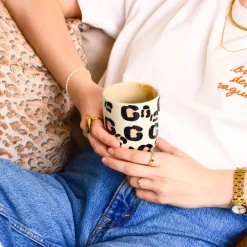 Bar À Tasses|Céladon Paris Tasse moyenne | Léopard