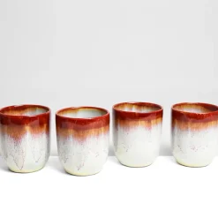 Bar À Tasses|Céladon Paris Tasse moyenne | Rouge lumineux