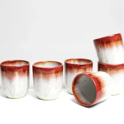 Bar À Tasses|Céladon Paris Tasse moyenne | Rouge lumineux