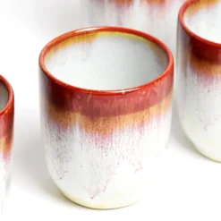 Bar À Tasses|Céladon Paris Tasse moyenne | Rouge lumineux