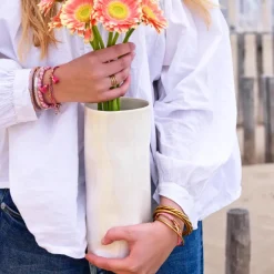 Pichets Et Vases|Céladon Paris Vase onda | Beige sable