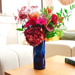 Pichets Et Vases|Céladon Paris Vase onda | Bleu odyssée