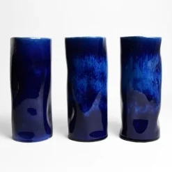 Pichets Et Vases|Céladon Paris Vase onda | Bleu odyssée